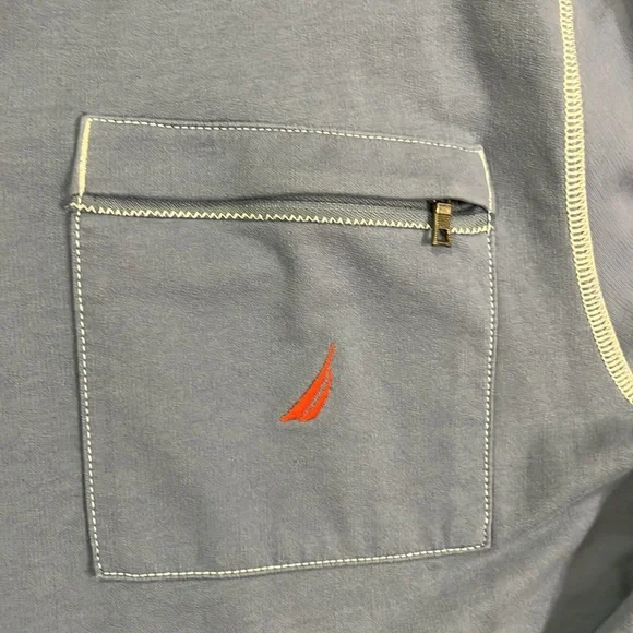 Nautica Men’s Blue Quarter-Zip Pullover Size XL - Picture 7 of 16